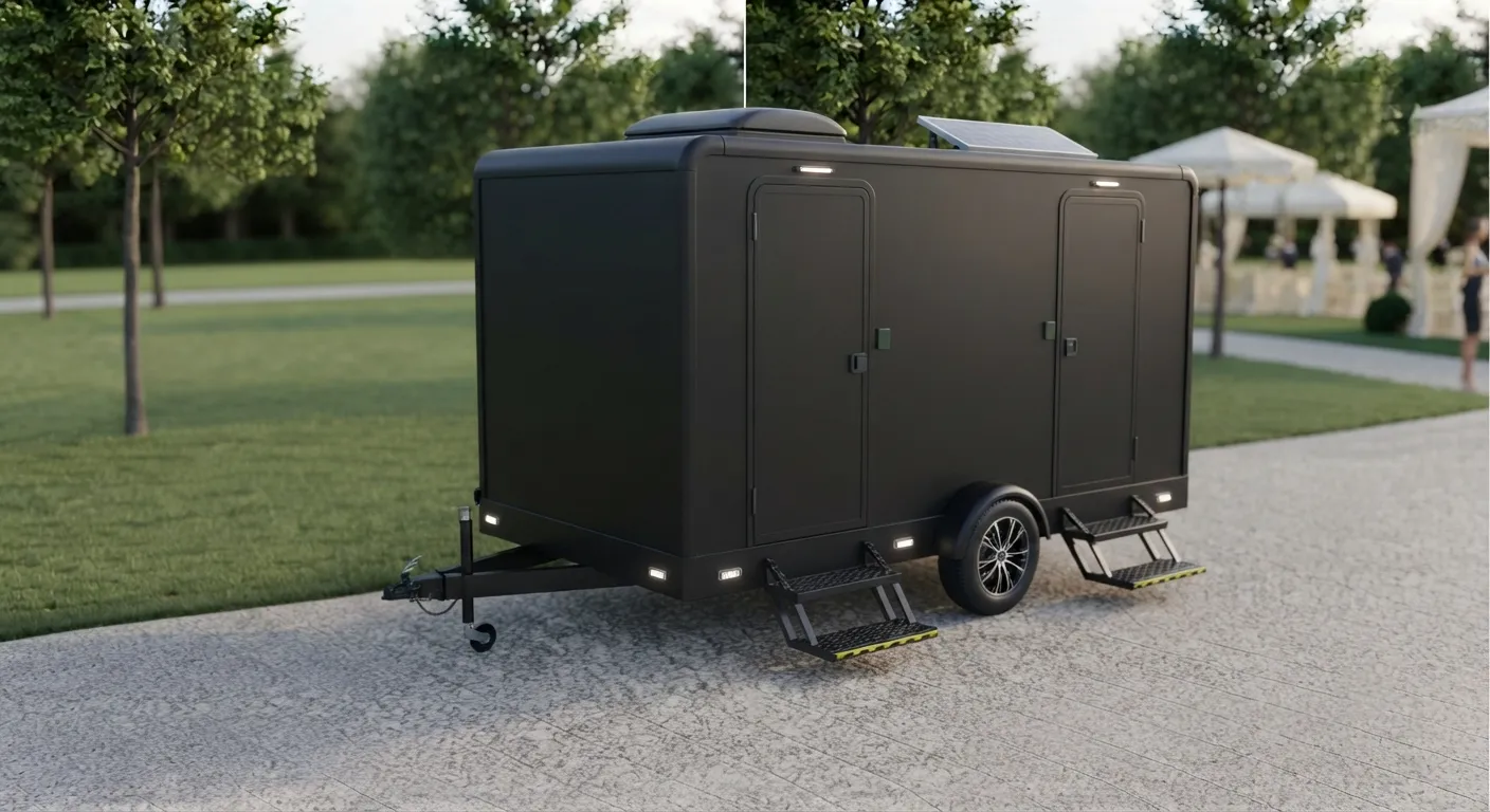 2 Stall Restroom Trailer in Gilbert, AZ