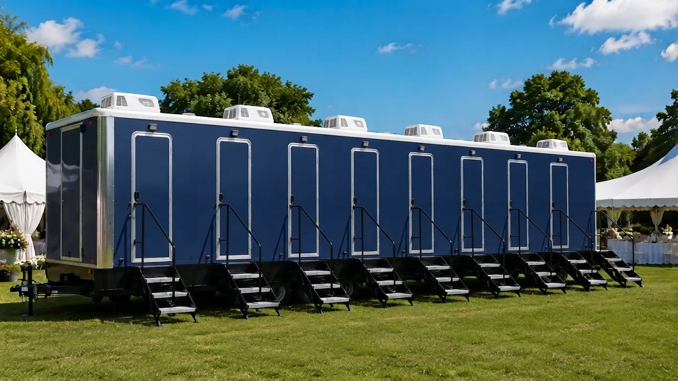 8 Stall Restroom Trailer in Gilbert, AZ