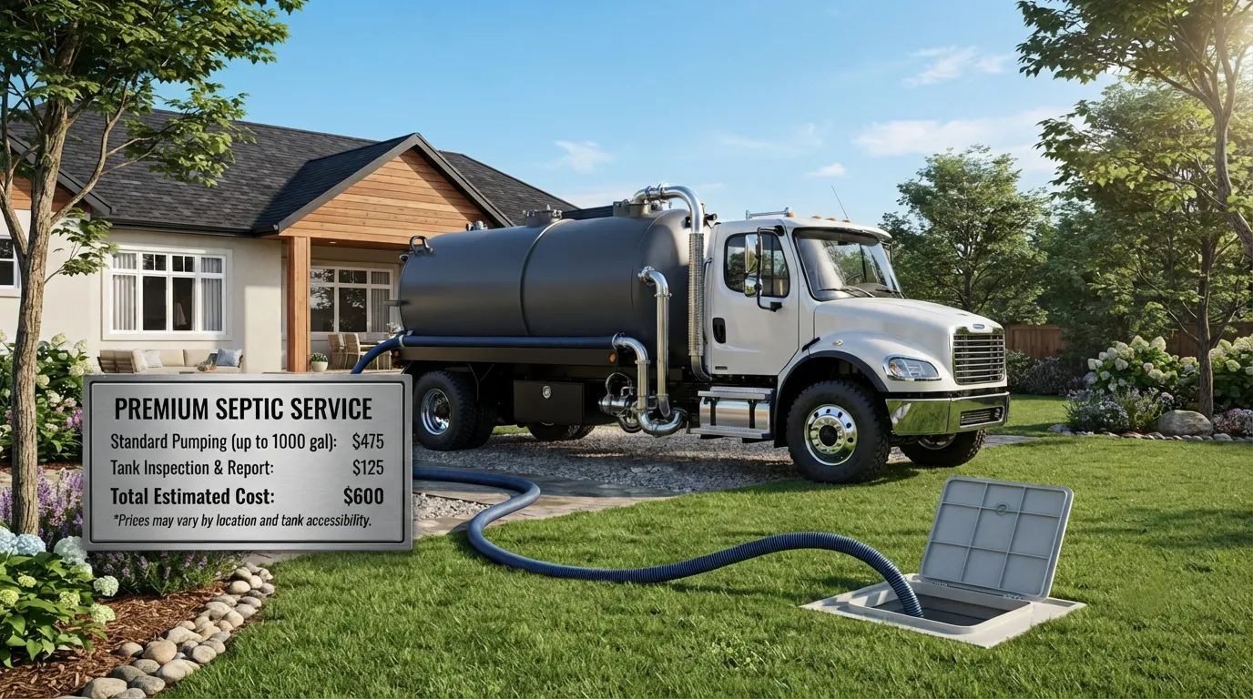 Septic Tank Pumping Cost in Gilbert, AZ
