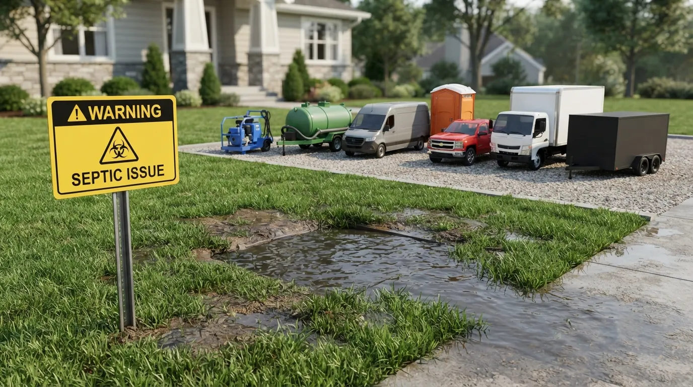Septic Tank Warning Signs in Gilbert, AZ